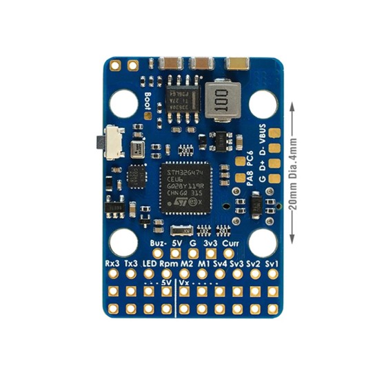 All'ingrosso Matek Mateksys G474-HELI elicottero RC FLYBARLESS CONTROLLER